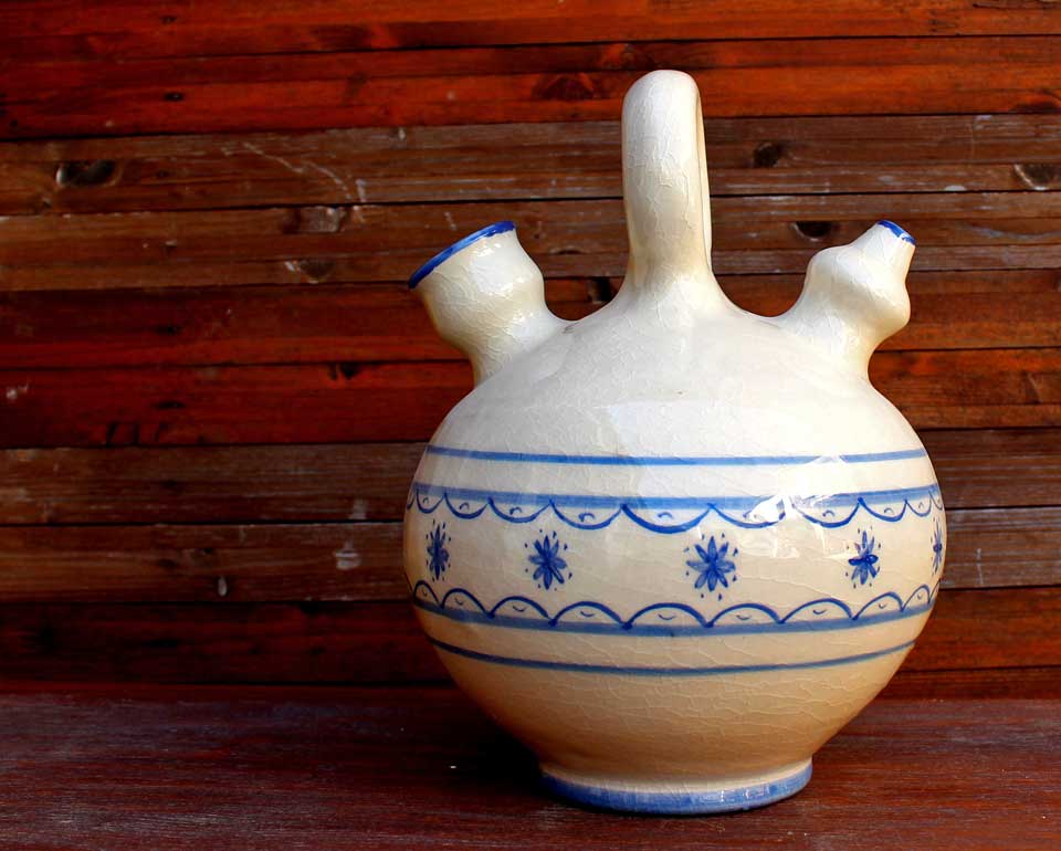 Botijo cerámica siglo XVII - Imagen 7