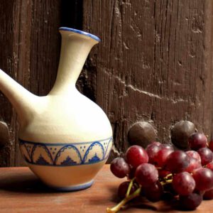 Porrón de cerámica artesanal · Baeza · Pepa Moreno