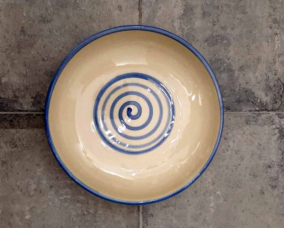 Ensaladera plato hondo espiral