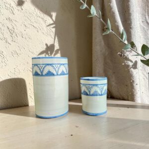 Vaso lapicero multiusos cerámica siglo XVII · cerámica artesanal Baeza · Pepa Morenov