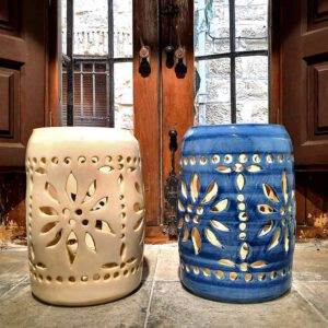 Lámpara calada cerámica Baeza